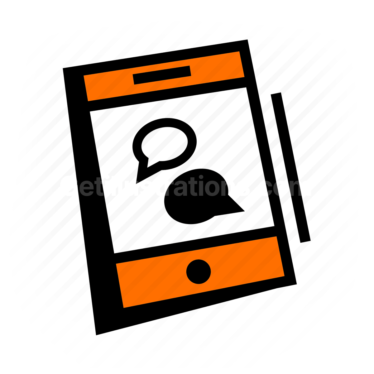 Social Media and Communication illustration preview image
